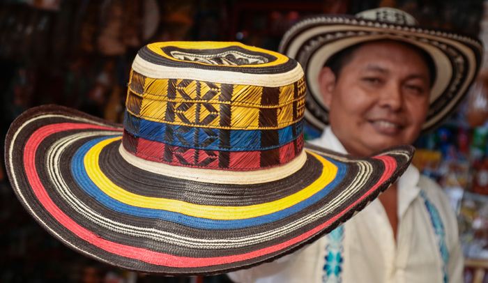 Sombreros vueltiaos un símbolo de la etnia Zenú