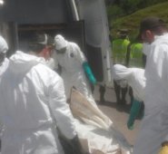 La identificación de los cadáveres está a cargo de Medicina Legal. Colprensa