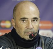 Jorge Sampaoli, técnico de Chile. AP