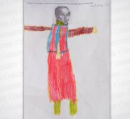 A través del dibujo los niños mostraron su talento. Cortesía