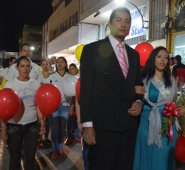 Las personas que hacen parte del proyecto ‘Ser Humano’ participan en la semana de la integración. Roberto Ospino