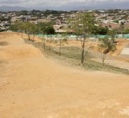 Así luce la pista de ciclocross recreativo construida en Cañafístolo con recursos de Coldeportes y gestión de la Gobernación. Alfredo Estévez