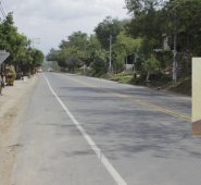En este sector de Cerro Pico fue baleado el maestro de construcción. Cortesía