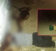 Suárez Morales, quien manejaba un Daewoo Cielo, quedó tendido en el piso junto al pimpinero Prada Cetina. La Opinión