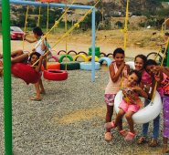 Parque en el barrio Nueva Ilusión. Facebook