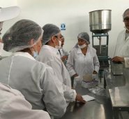 En el Iser se están ofertando a las comunidades de Pamplona cursos sobre procesamiento de lácteos. Cortesía