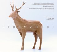 ‘PolyWood’, así se demonia la nueva serie de imágenes creadas por Mat Szulik. Behance.net | Mat Szulik