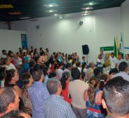 En el auditorio de la Biblioteca Pública Chaid Neme se cumplió el segundo encuentro comunitario. Javier Sarabia