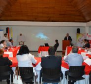 La Cámara de Comercio de Pamplona organizó la Primera Mesa Departamental de Competitividad. Asistieron empresarios, dirigentes gremiales y funcionarios municipales. Roberto Ospino
