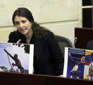 La senadora uribista Paloma Valencia estará hoy y mañana en Cúcuta para cumplir varias actividades. Archivo