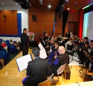 La Sinfónica de Fundarte deleitó con piezas musicales creadas por el maestro Luis Uribe Bueno. La actividad se cumplió en el auditorio Eduardo Cote Lamus de la Torre del Reloj. Cortesía