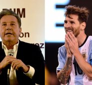 Ricardo Montaner (izquierda) y Liones Messi (derecha). Archivo