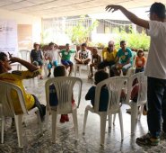 La casa de cultura de Tibú, Oro Negro Crew, el Colegio Policarpa Salavarrieta, y las pastoral social y de víctimas de Tibú, son otros aliados. Cortesía
