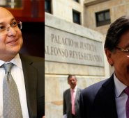 Eduardo Montealegre Lynett (izquierda) es reemplazado por el socio fundador de DLA Piper Martínez Neira. Colprensa