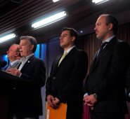 Haber cedido a las pretensiones de las agremiaciones que promovieron el paro habría significado un alza desproporcionada y permanente de los productos, declaró Santos. Colprensa