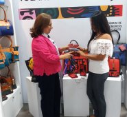 La diseñadora cucuteña presentó sus dos primeras colecciones en la pasada edición de Colombiamoda en Medellín. Daniela Sánchez