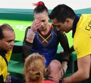 Catalina Escobar fue atendida por sus médicos. AFP
