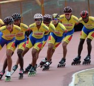 La selección Colombia de patinaje de velocidad inició su travesía hasta Nannig, China, donde particiápará en el Mundial de la modalidad, con el objetivo de mantener la corona que ganó el año pasado. Luis Ramírez / Staff FEDEPATÍN
