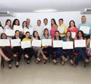 Estos son los egresados del posgrado. Alfredo Estévez