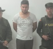 Jersson Latorre Manzano fue enviado a la cárcel por el delito de fabricación, porte y tráfico de estupefacientes. Policía