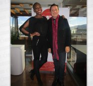 Los cucuteños Belky Arizala y José Luis Bautista. Cortesía