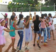 Niños en la escuelita Luis Enrique Ávila en el municipio Los Patios. Cortesía