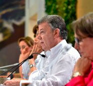 El Primer Mandatario insistió que la XXV Cumbre Iberoamericana es una cumbre de la paz. Colprensa