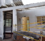 Dos de las casas donde ocurrió la tragedia, quedaron prácticamente destruidas. Archivo