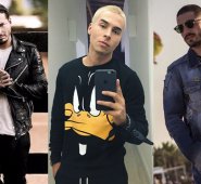 J Balvin, Reykon y Maluma. Instagram