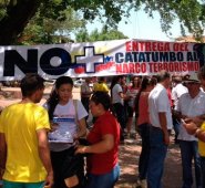 Meses atrás, el Centro Democrático lideró en Cúcuta y varios municipios del departamento una recolección de firmas como una forma de manifestarse en contra del acuerdo de paz con las Farc. Archivo