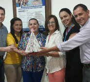 Fabián Quintero, Samary Pradilla, Carmen Elisa Araque, María Esther Soto, Erika Solano y Jhon Camilo Mendoza. Cortesía