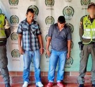 Los capturados y la marihuana quedaron a disposición de la Fiscalía. Cortesía