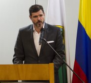 Durante la inauguración de Colombiatex 2017, Eduardo Botero, presidente ejecutivo de Inexmoda, invitó a los empresarios del sector a seguir invirtiendo en innovación y productividad. Cortesía