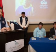 Carlos Negret, defensor Nacional del Pueblo, escogió esta zona de frontera para presentar el informe con el que espera una atención digna para deportados, retornados y refugiados. Juan Pablo Cohen