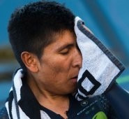 Nairo Quintana, líder del Movistar. Archivo