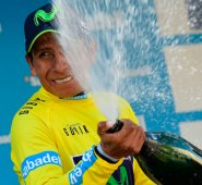 Quintana se alzó con la victoria en Valencia, después de la disputa de la última etapa entre Paterna y Valencia. AFP