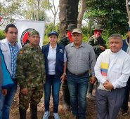 Freddy Ernesto Moreno Maecha fue entregado por la guerrilla a una comisión humanitaria. Colprensa