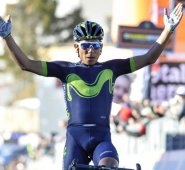 Por segundo año consecutivo Quintana ganó la etapa de Terminillo. AP