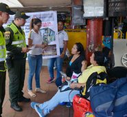 Diariamente, por esta Central de Transporte transitan unas 2 mil personas en temporada baja, 5 mil en temporada media y 11 mil en temporada alta. Edinsson Figueroa