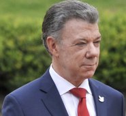 Juan Manuel Santos, presidente de Colombia. AFP