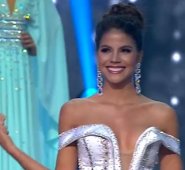 Leidy Ropero en el momento en que es finalista. Cortesía