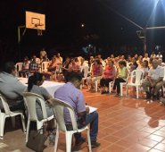 Durante un nuevo consejo comunitario, los habitantes pidieron reformar la seguridad del barrio. Cortesía