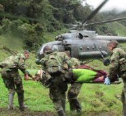 El disparo fue hecho por un miliciano de la 'Compañía Camilo Cien Fuegos' del Eln. Colprensa