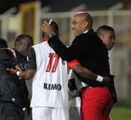 Jeisen Núñez fue la figura del Cúcuta Deportivo ayer en la victoria 1-0 sobre Fortaleza C.E.I.F., por la octava fecha del Torneo de la B. Colprensa