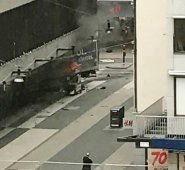 Drottninggatan, una zona de tiendas en el centro de la capital de Suecia. AP