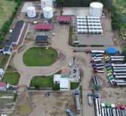 Esta es la planta de abastecimiento de combustible de Terpel, localizada en Villa del Rosario, sobre la cual pesa una sanción preventiva de cierre que se hará efectiva el próximo 3 de mayo. Archivo