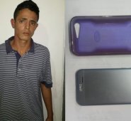 La Policía encontró el celular que minutos antes se había robado Cristian Ferreira. Cortesía