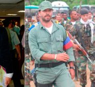 Desmovilización del Bloque Élmer Cárdenas de las Auc, el 15 de agosto del 2006. Colprensa