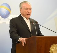 Michel Temer, presidente de Brasil. AFP