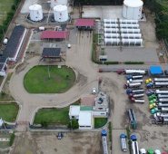 Panorámico de la planta de almacenamiento de combustible de la compañía Terpel en el municipio de Villa del Rosario. Archivo